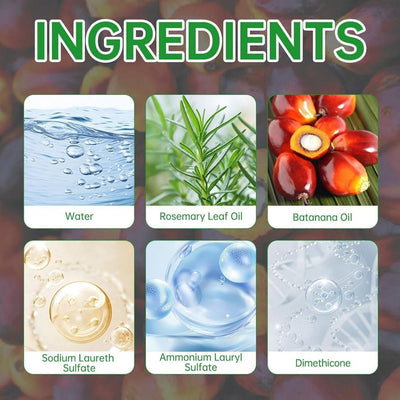 TryOnes BATANA OIL SHAMPOO with Rosemary Extract (Pack of 2)