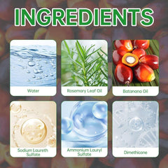 TryOnes BATANA OIL SHAMPOO with Rosemary Extract (Pack of 2)