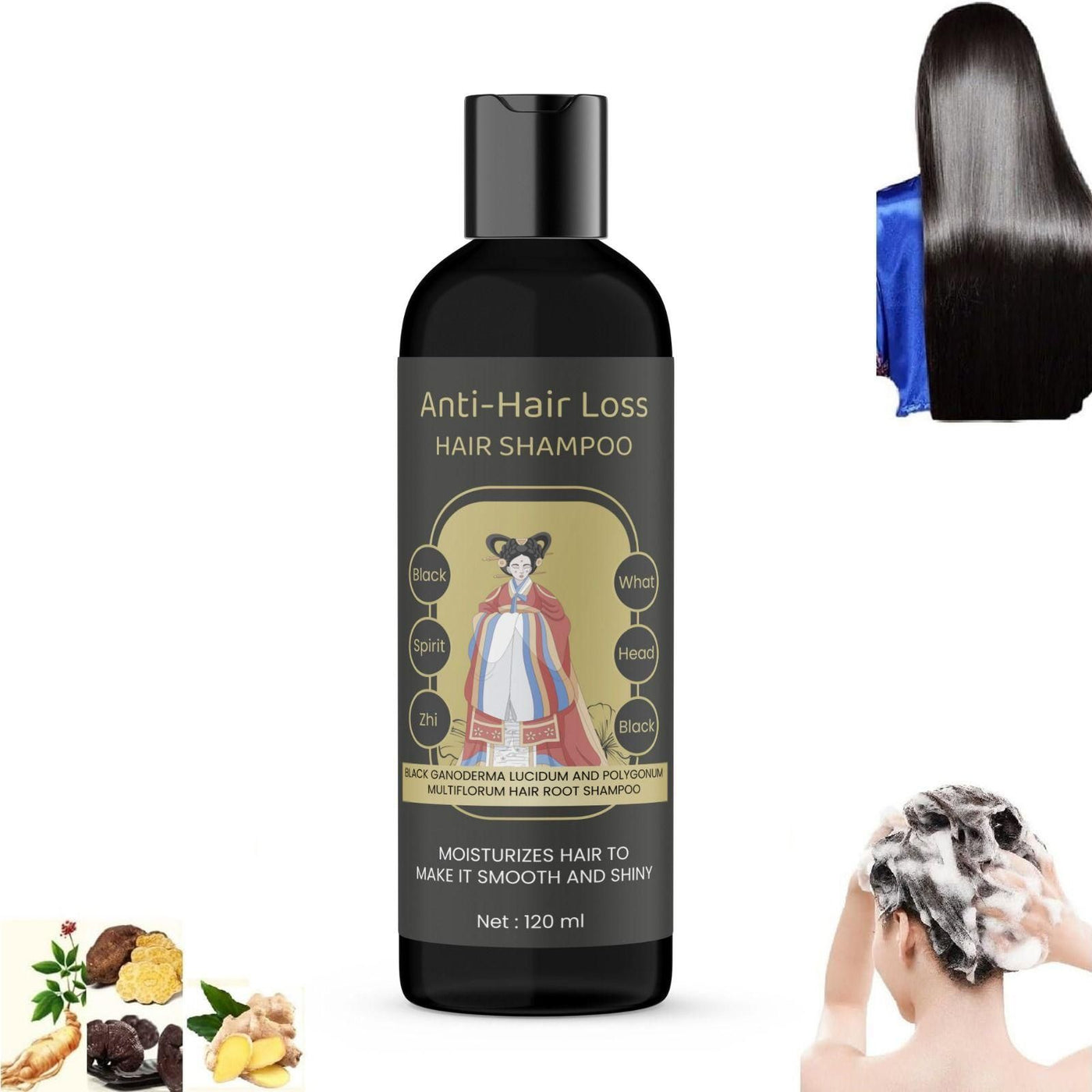 ANTI-HAIR LOSS HAIR SHAMPOO Black What Spirit